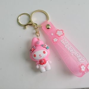 💝My Melody Adorable Wristlet Keychain Backpack Accessory